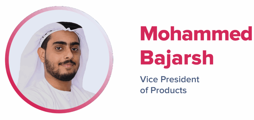 Mohammed Bajarsh, RecFaces VP of Products, presenting facial biometrics innovation for MENA corporate security